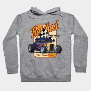 Hot Rod Garage Old School Rules Hoodie